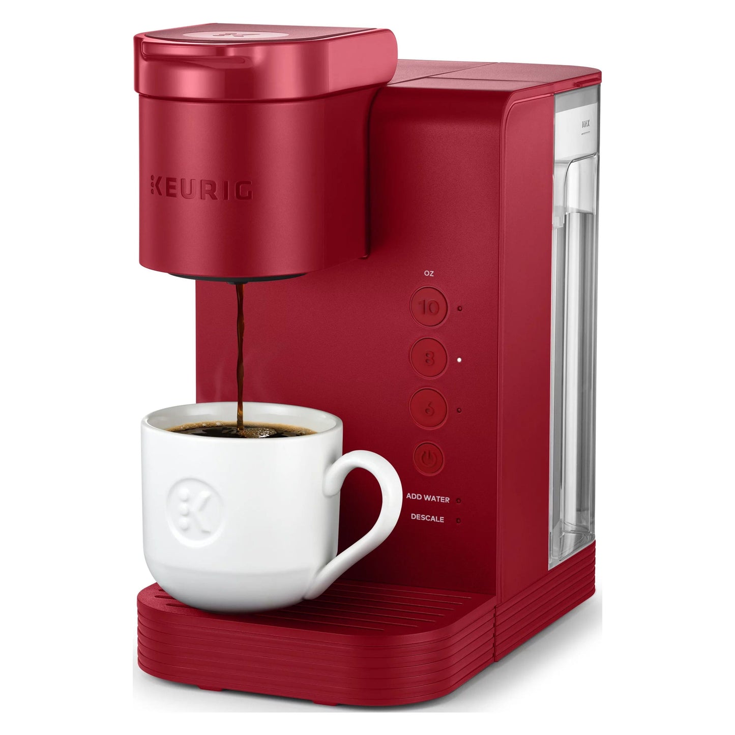 Keurig K-Express Essentials Red Single-Serve K-Cup Pod Coffee Maker