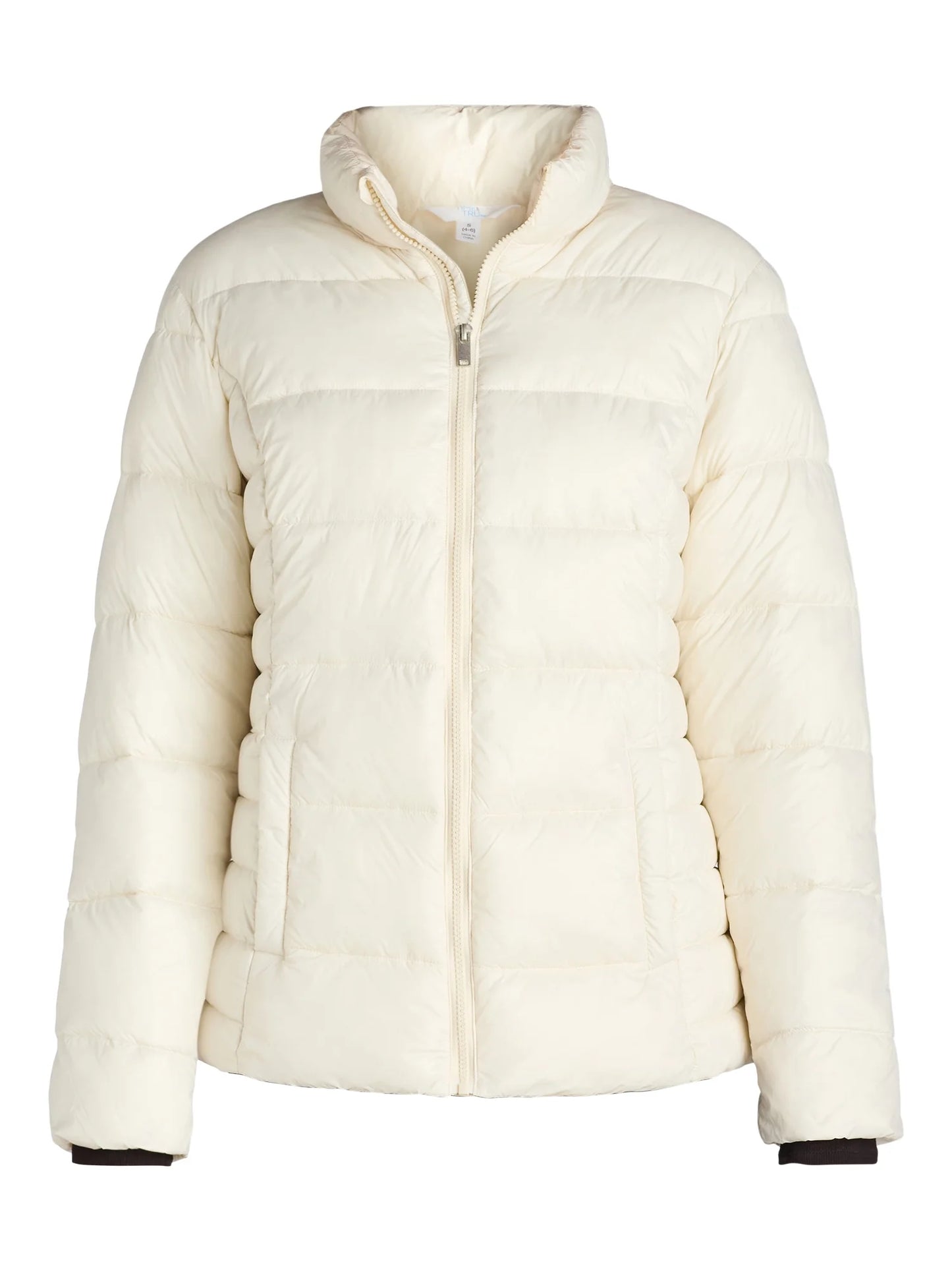 Time and Tru Women's and Women's Plus Puffer Jacket, Sizes XS-3X