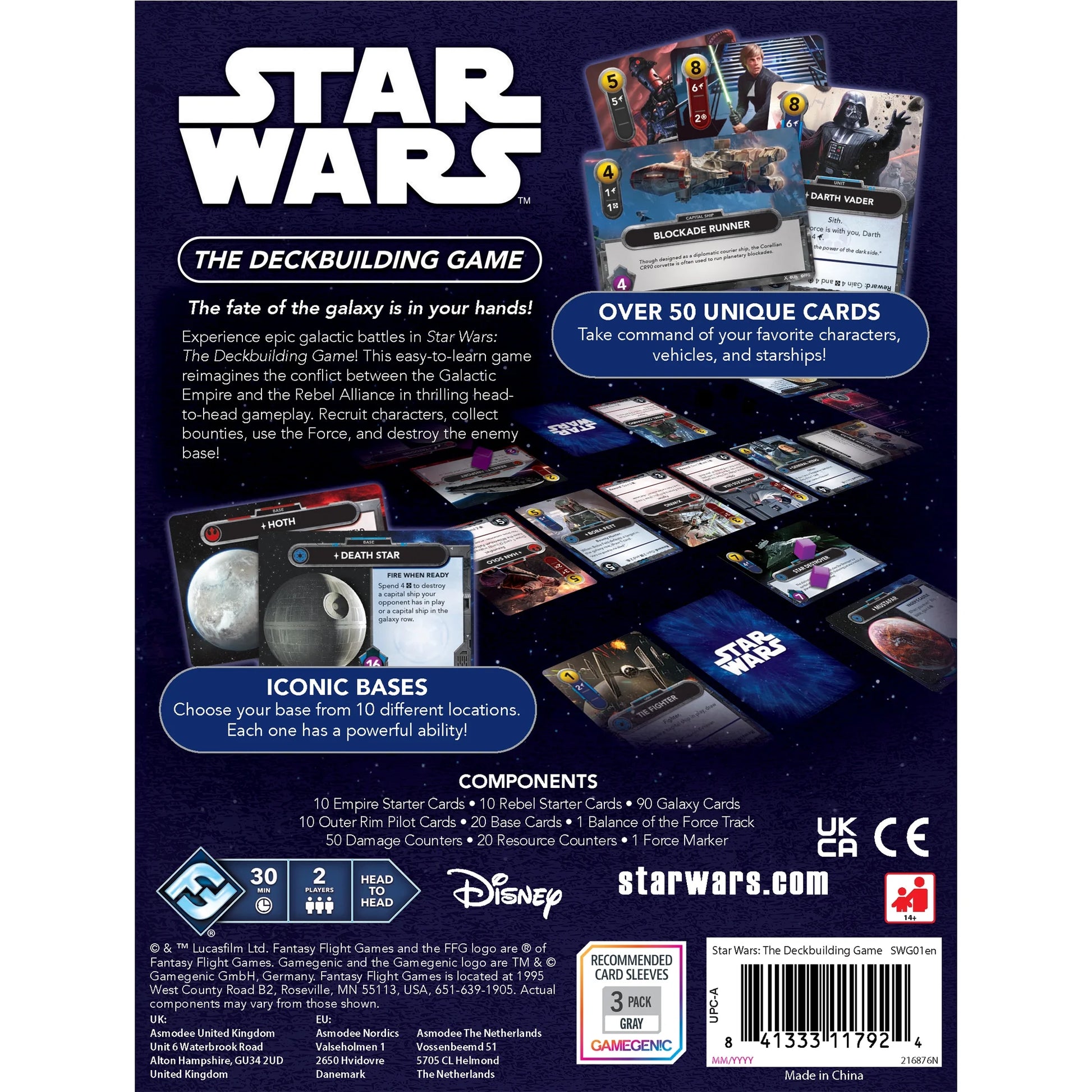 Star Wars: the Deck-Building Game for Ages 14 and up, from Asmodee