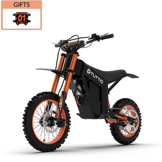 TUTTIO Soleil01 High-Torque Electric Dirt Bike Adult Teen, 200N.m 21AH Electric Motorcycle