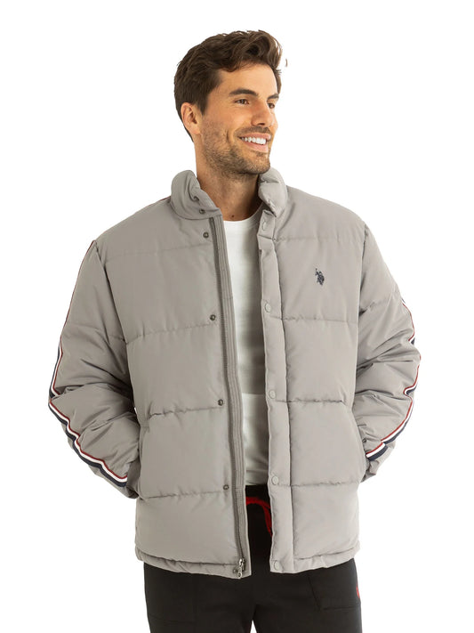 U.S. Polo Assn. Men's Varsity Bomber Puffer Jacket, Sizes S-3XL