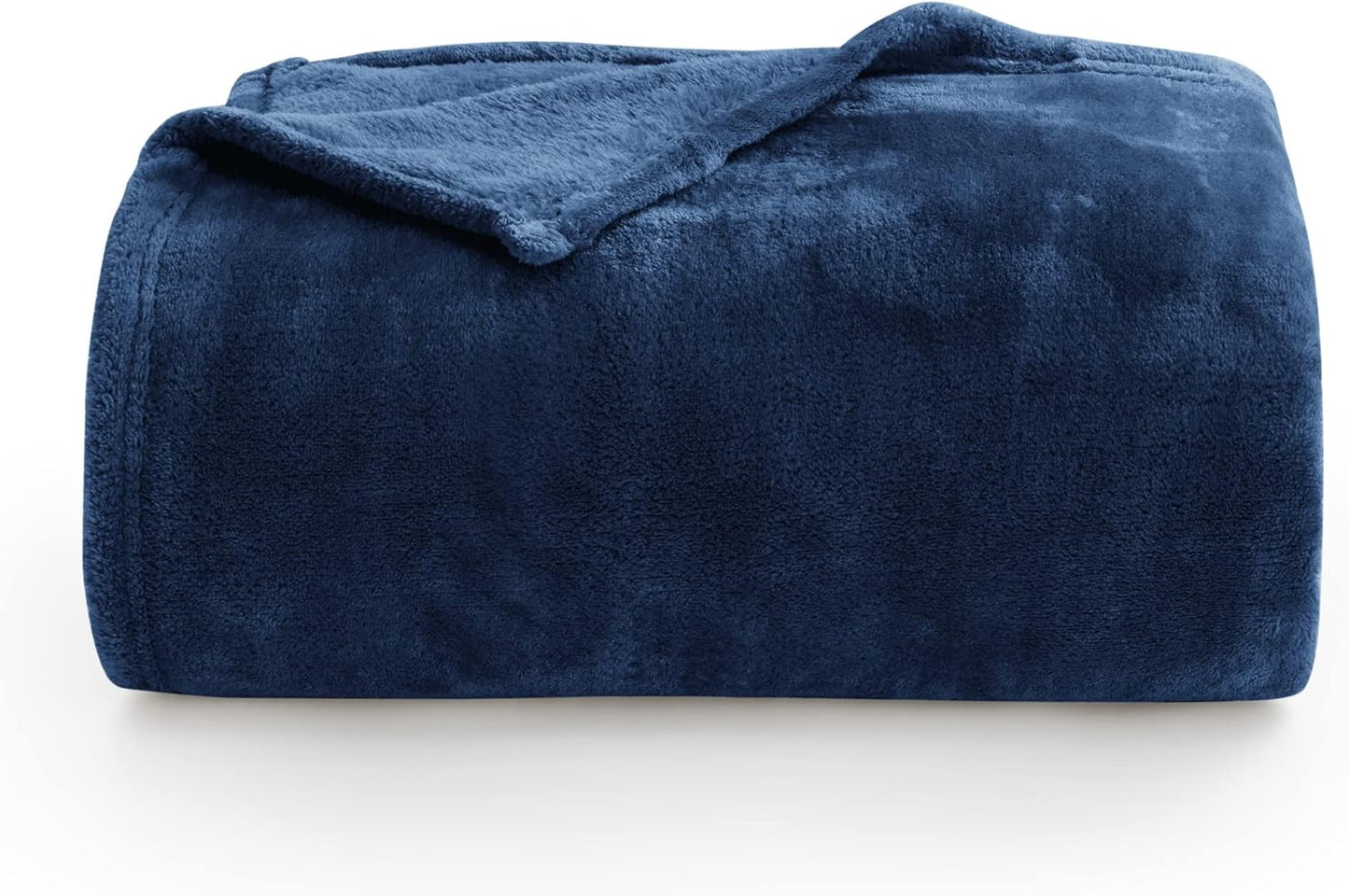 BEDELITE Fleece Blanket Navy Blue Throw Blankets for Couch & Bed, Luxury Plush Cozy Fuzzy Blanket 50" x 60", Super Soft Warm Lightweight Throw Blanket for Travel Camping