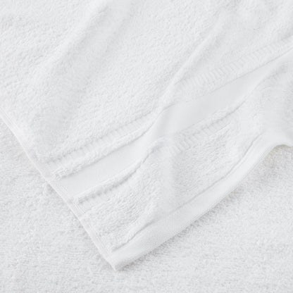 Mainstays 100% Cotton 12-Piece White Towel Set, Soft & Absorbent