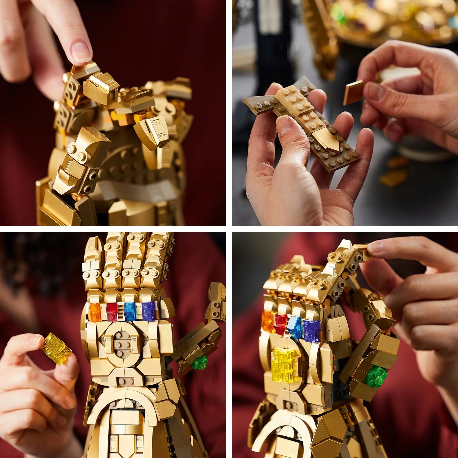 LEGO Marvel Infinity Gauntlet Set 76191, Thanos Glove with Infinity Stones, Collectible Adult Building Set, Avengers Gift for Adults and Teens