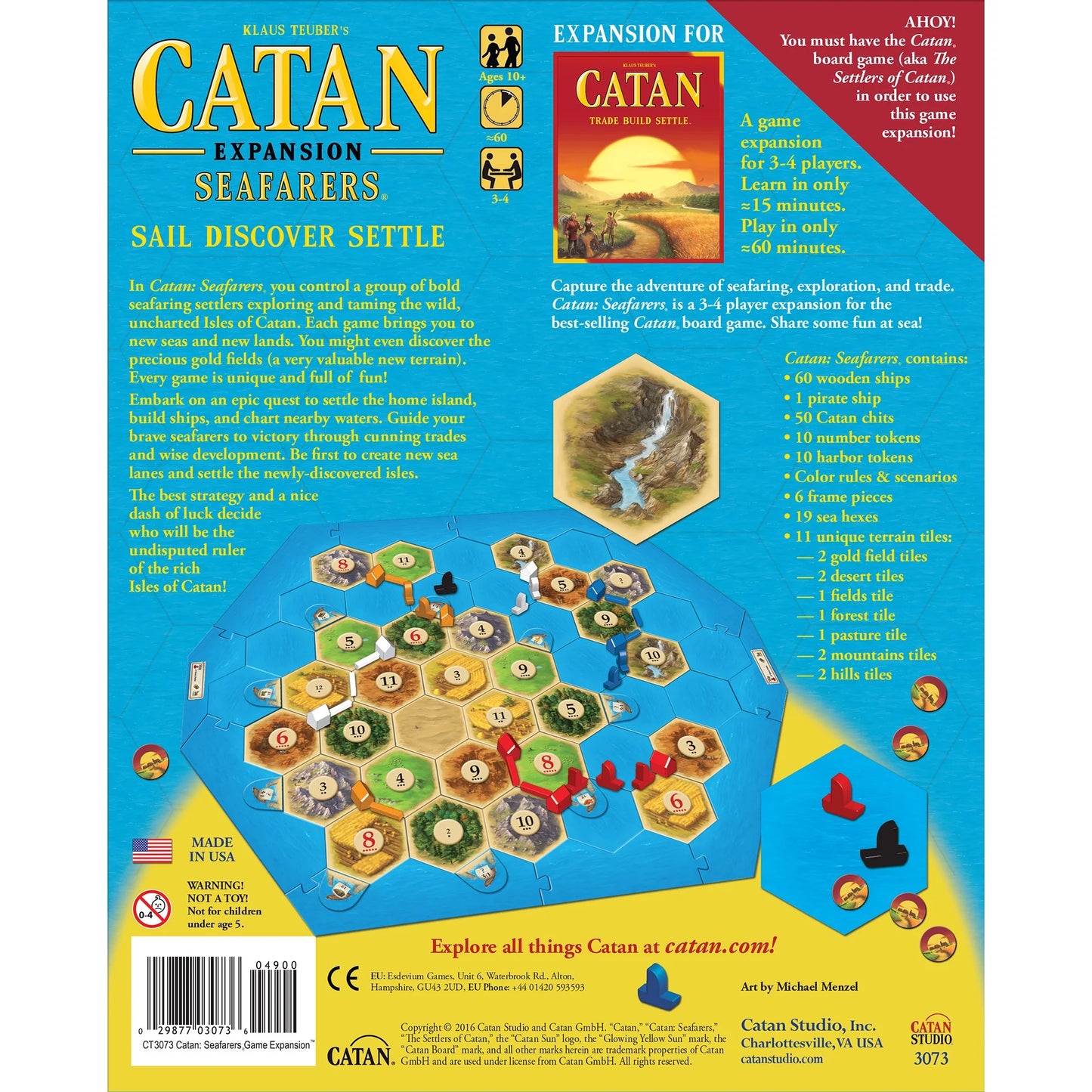 Catan Strategy Board Game: Seafarers Expansion for Ages 10 and up, from Asmodee