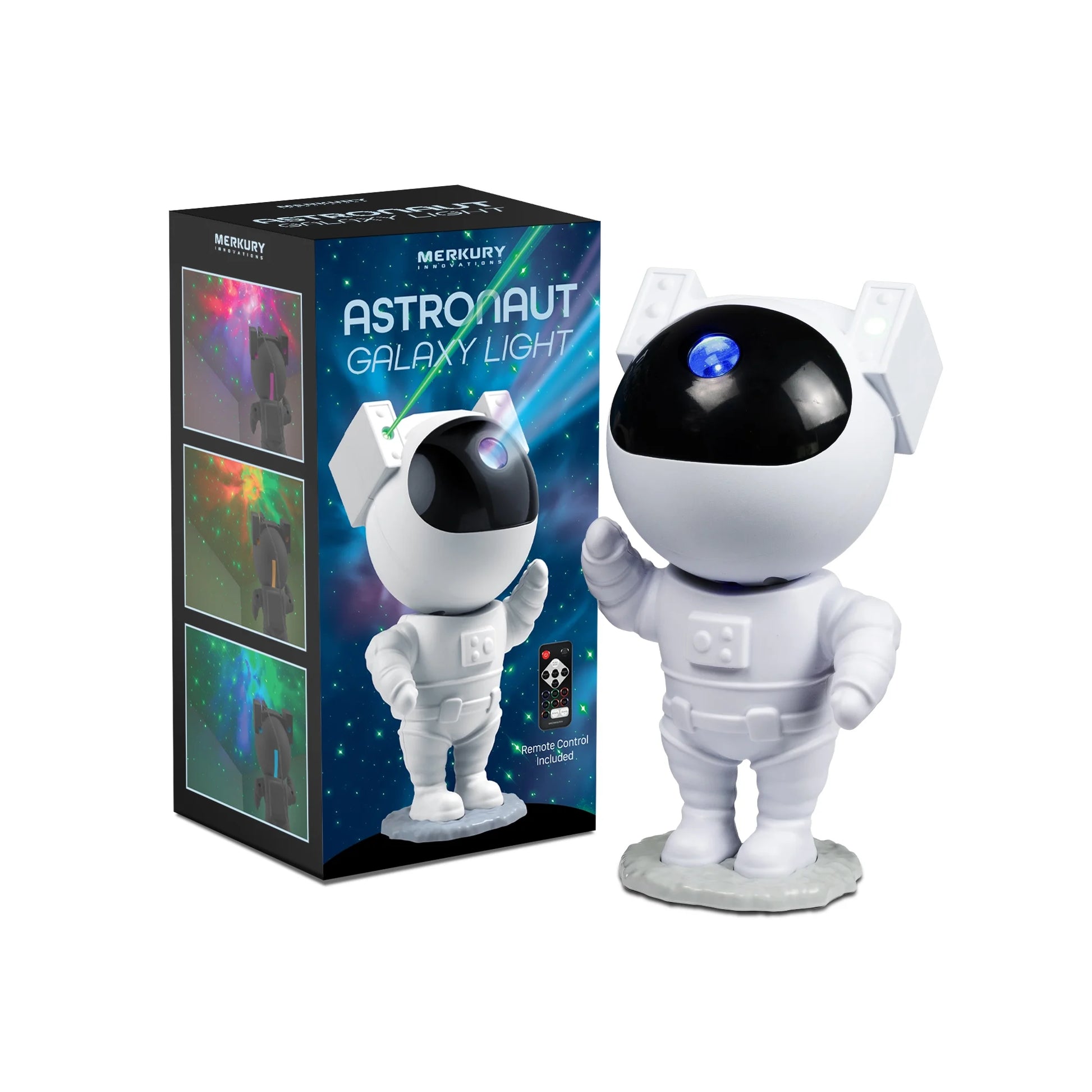 Merkury Innovations 10" Astronaut Galaxy Light Projector - Starry Night Sky for Your Room