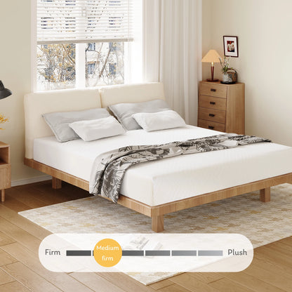 MLILY Ego White Twin Mattress in a Box, 6 inch Memory Foam Mattress