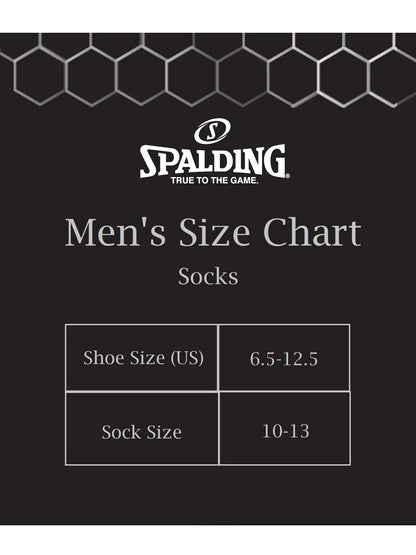 Spalding, Adult Men's 30-Pack No-Show Socks, Sizes 6.5-12, Mens Socks