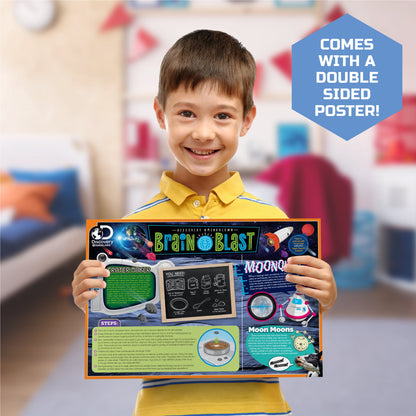 Discovery #Mindblown Model Engine Kit for Children, with Moving Motor Parts and LED Lights