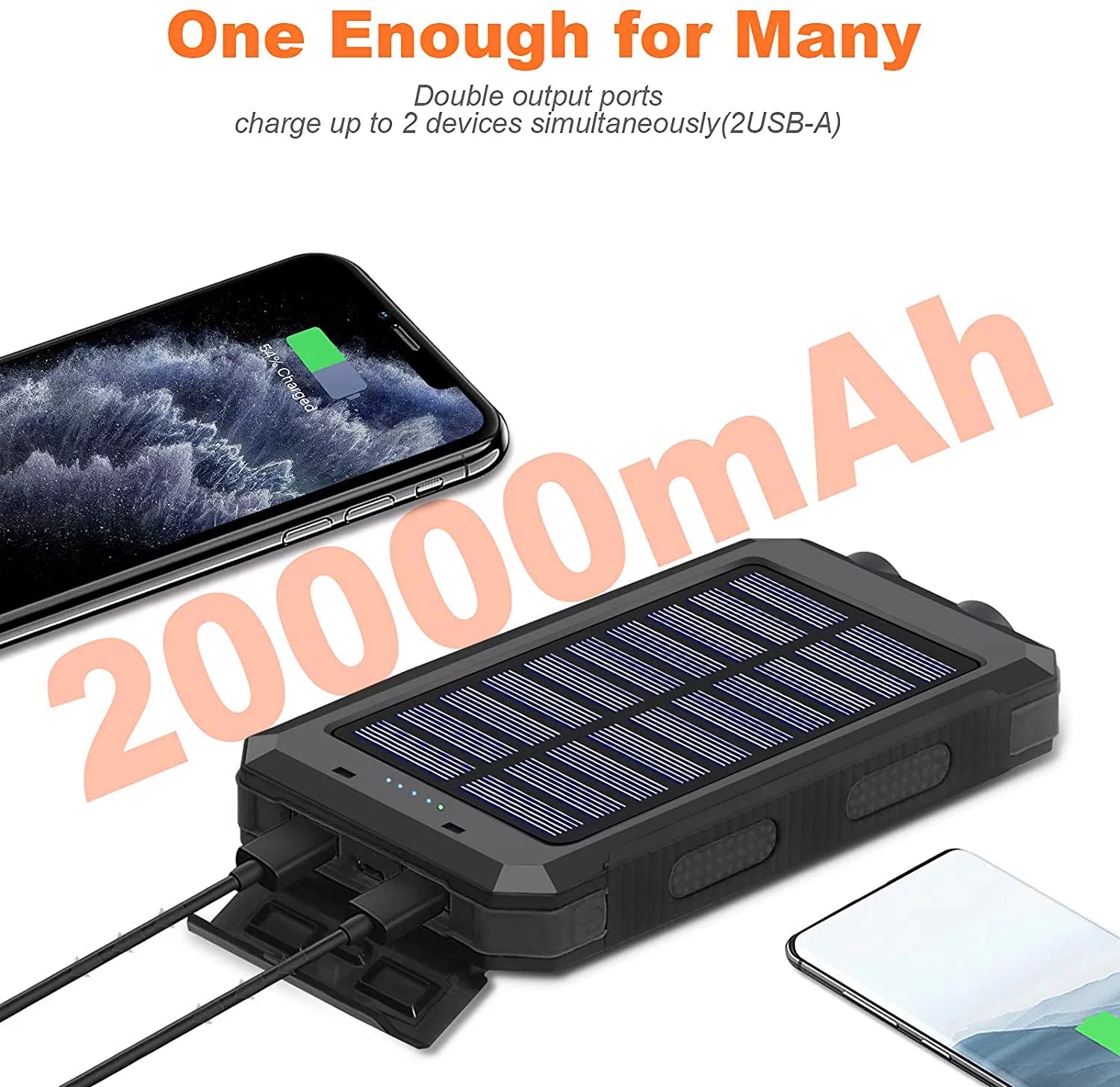 SOLPOWBEN 20000mAh Solar Charger(Black) We Only Sell This Product in One Store, if You Need Genuine Product, please Look for The SOLPOWBEN-US Store