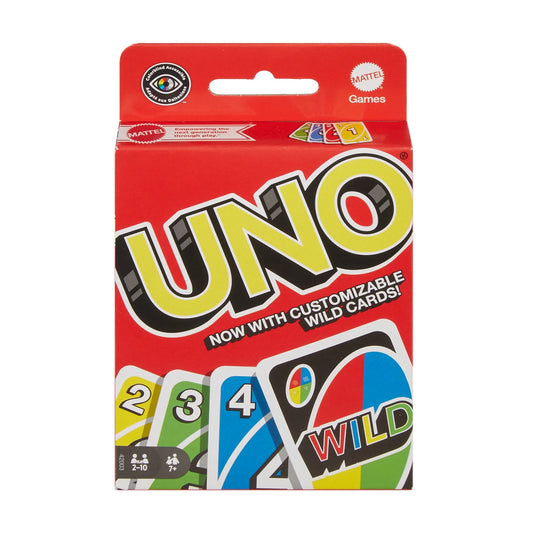 UNO Card Game for Kids, Adults & Family Game Night, Original UNO Game of Matching Colors & Numbers