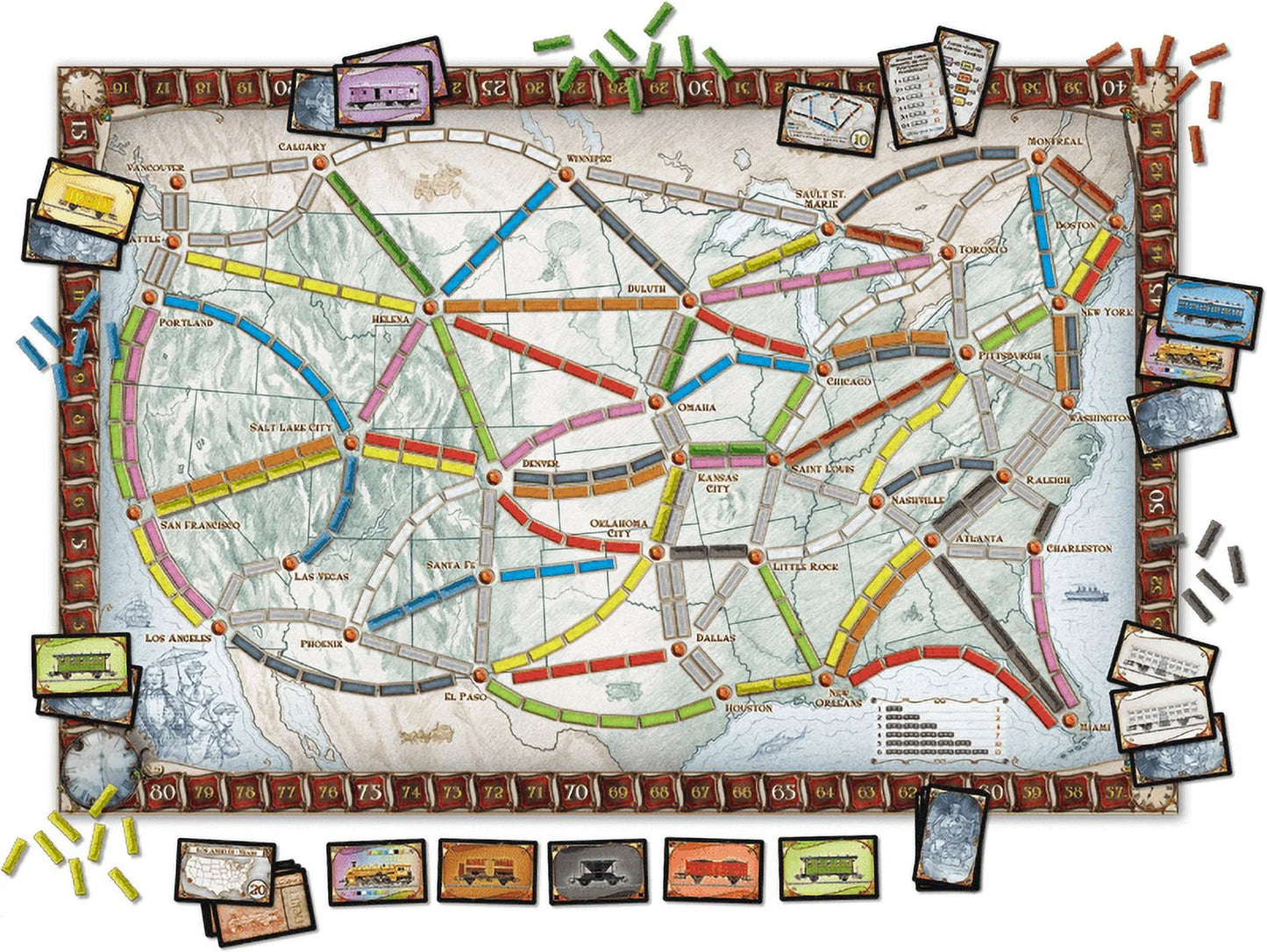 Ticket To Ride Strategy Board Game for Ages 8 and up, from Asmodee