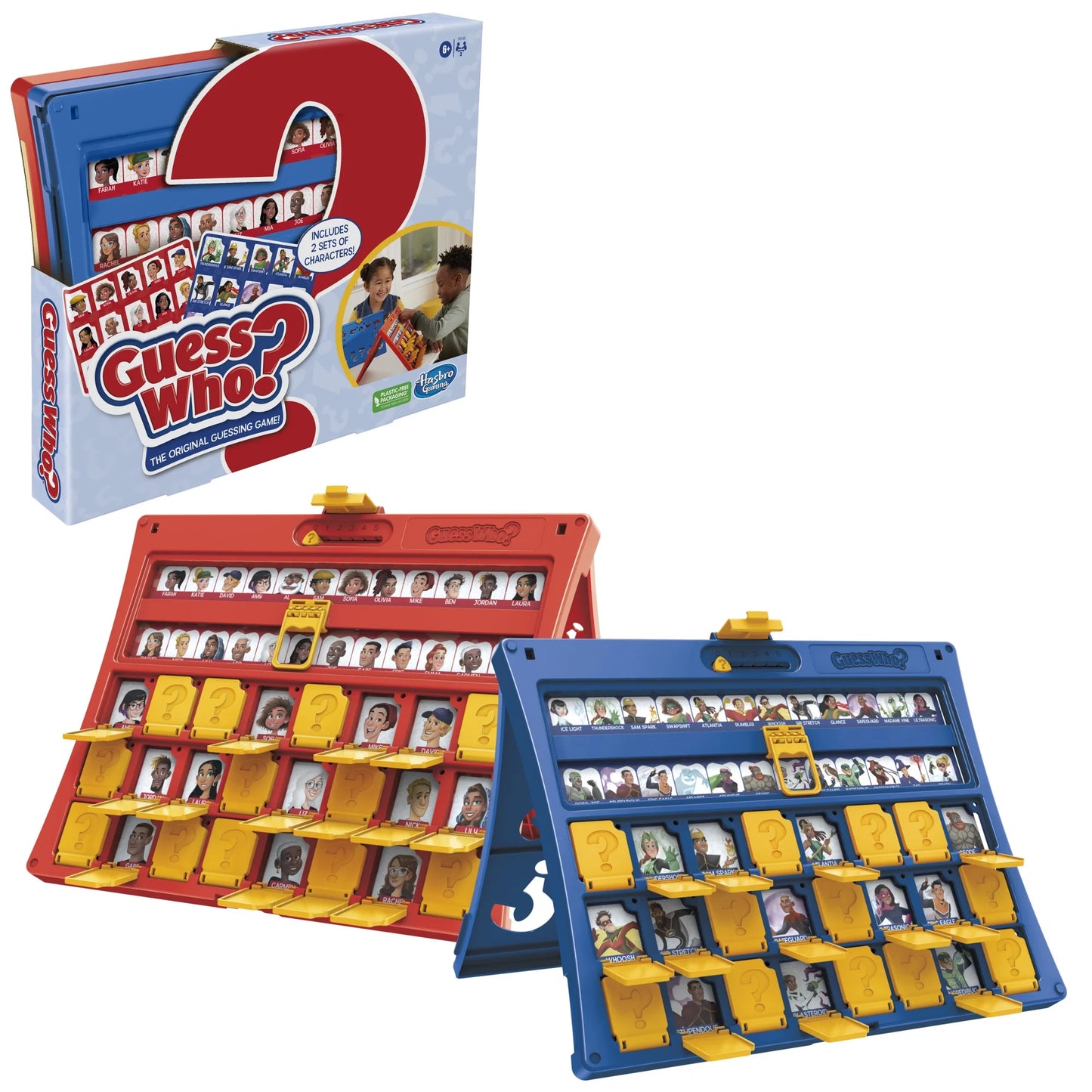 Guess Who? The Original Guessing Board Game, Family Games for 2 Players, Christmas Gifts for Kids, Ages 6+