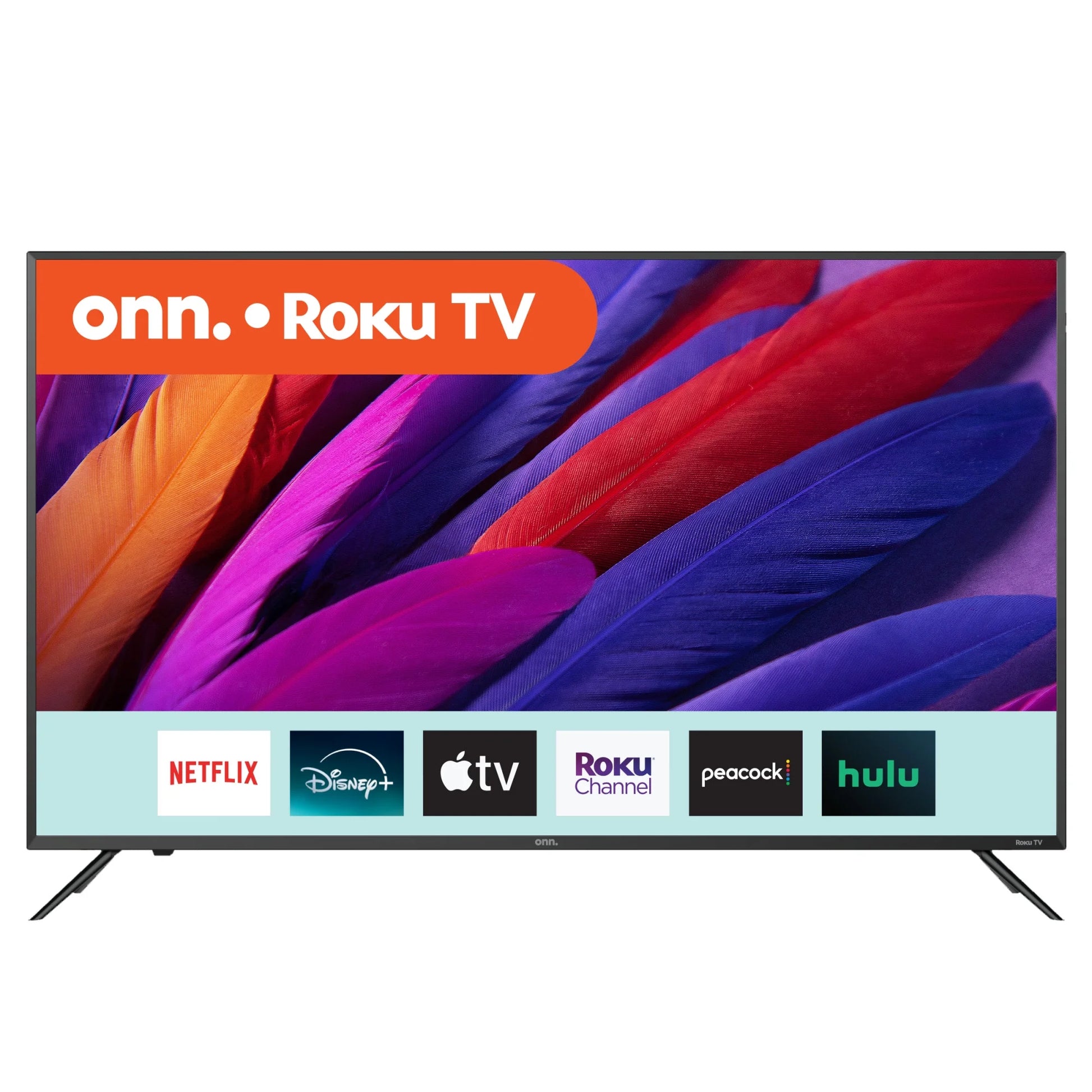 onn. 50” Class 4K UHD (2160P) LED Roku Smart Television HDR (100012585)