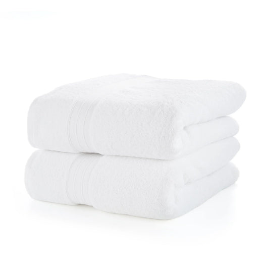 Mellanni Bath Sheets 100% Cotton Towels 35"x70", 2 Pack, White