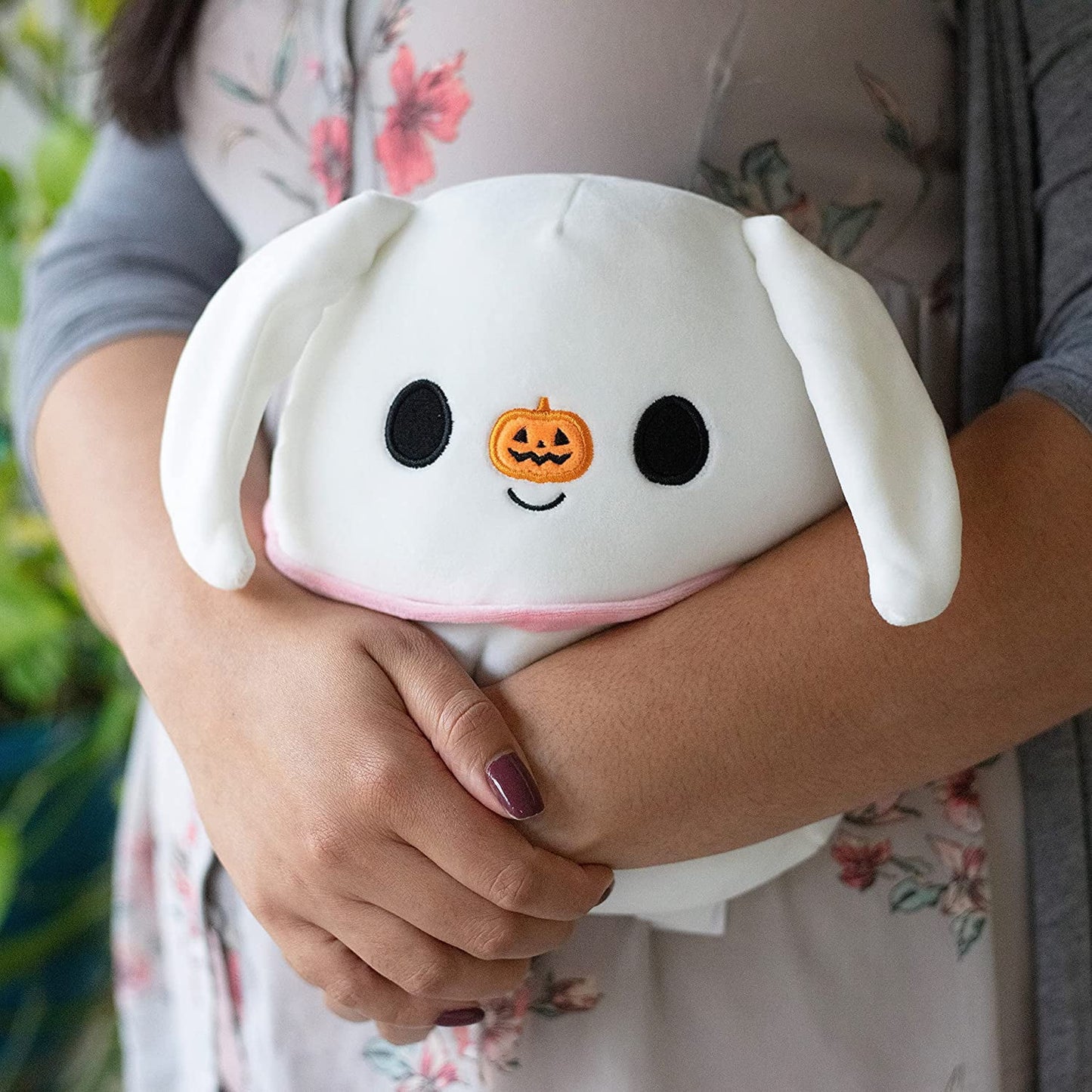 Squishmallows 8" Zero - Officially Licensed Jazwares Plush - Collectible Soft & Squishy Dog Stuffed Animal Toy - Nightmare before Christmas for Kids, Girls & Boys