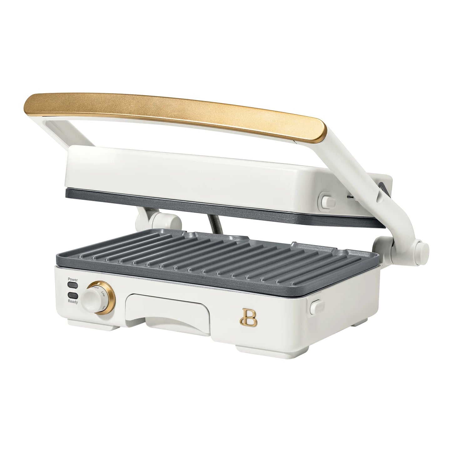 Beautiful 2-in-1 Panini Press & Grill, White Icing by Drew Barrymore