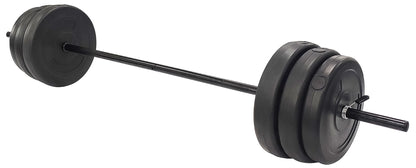 BalanceFrom Vinyl Standard Weight Set in Black, 100 lbs.