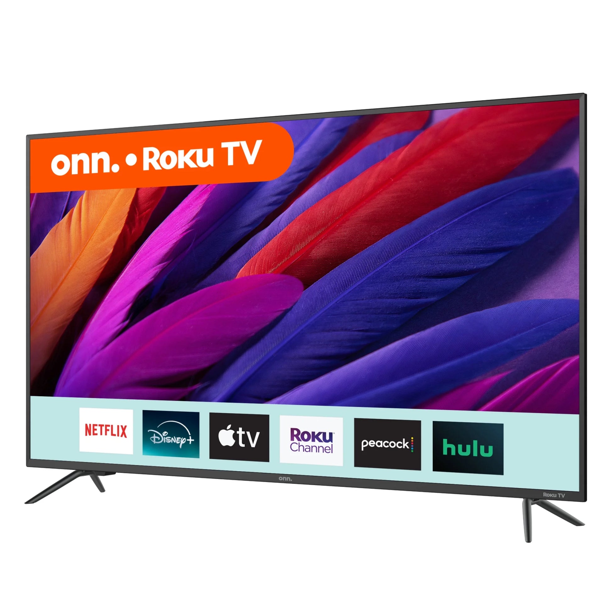 onn. 50” Class 4K UHD (2160P) LED Roku Smart Television HDR (100012585)