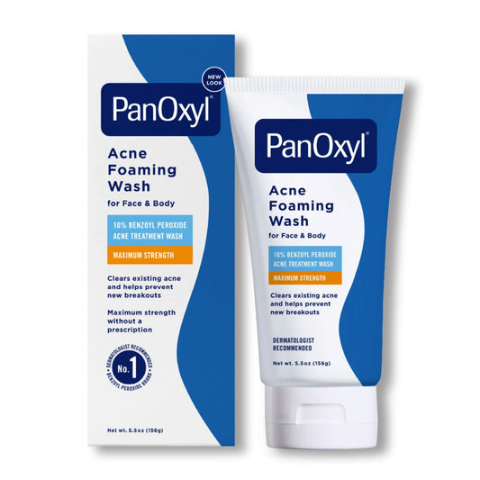 PanOxyl Foaming Acne Wash, 10% Benzoyl Peroxide, Maximum Strength - 5.5 oz