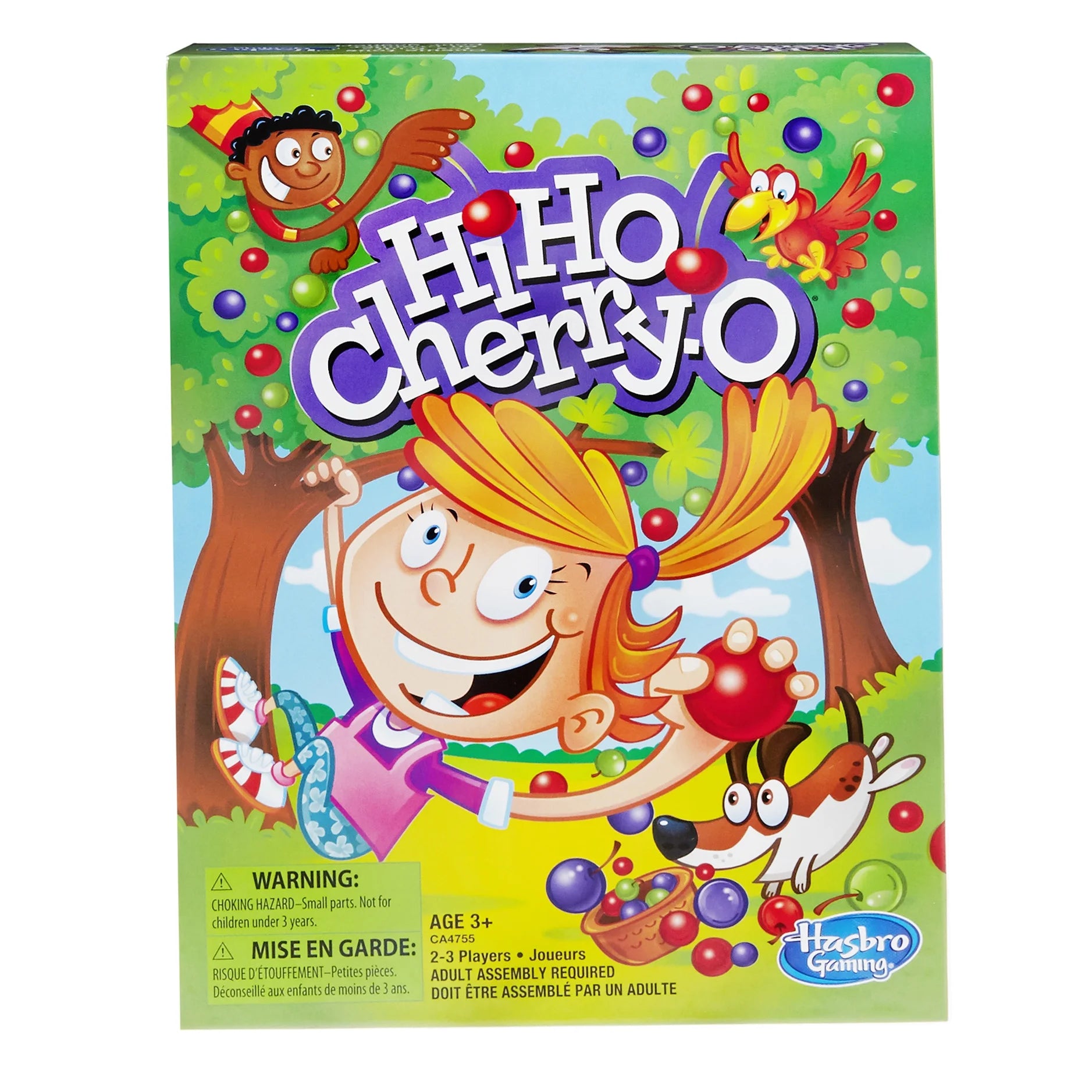 Hi Ho Cherry O Board Game for Preschool Kids and Family Ages 3 and Up, 2-3 Players