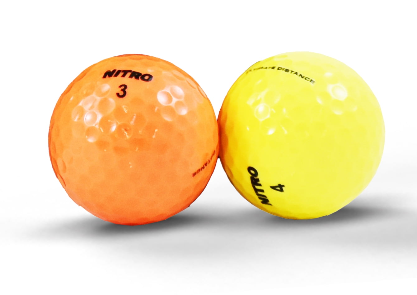 Nitro Golf Ultimate Distance Golf Balls, Assorted Colors, 45 Pack