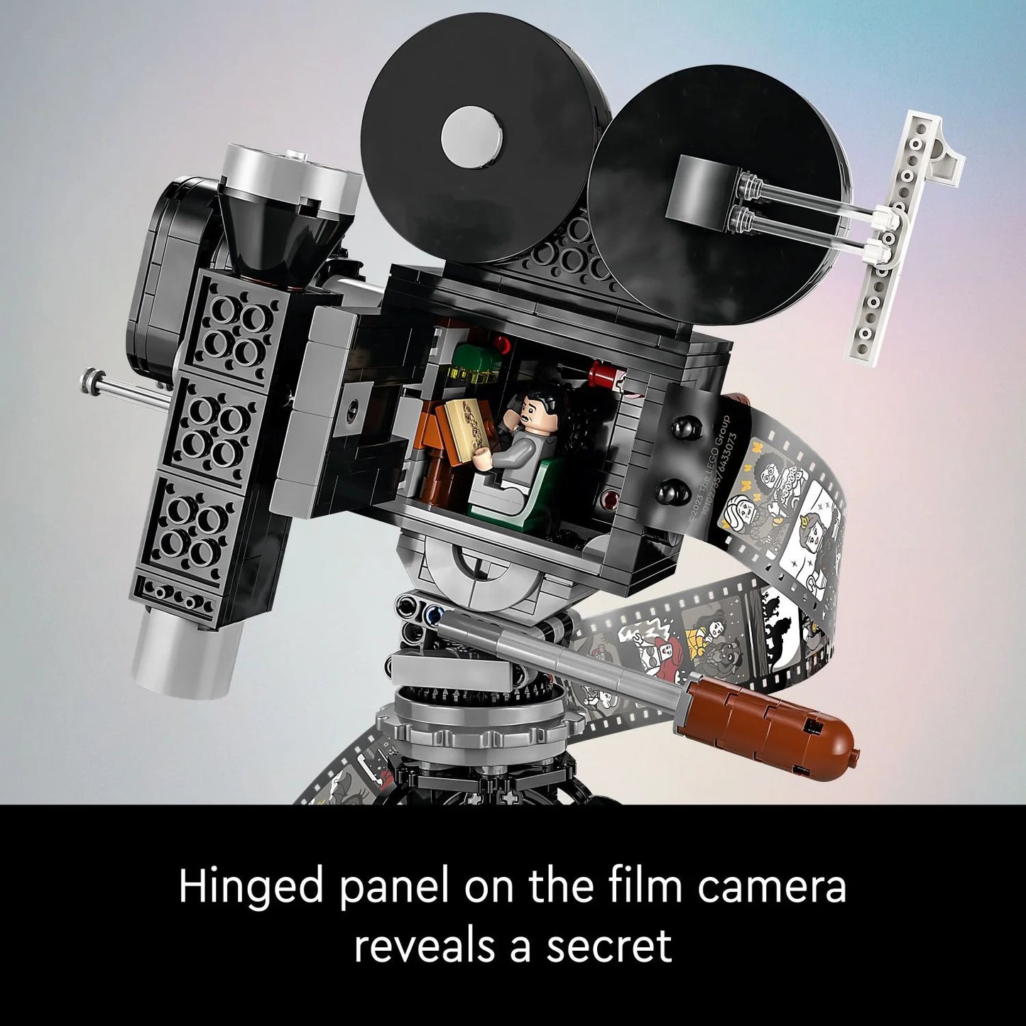 LEGO Disney Walt Disney Tribute Camera 43230 Disney Fan Building Set, Celebrate Disney 100 with a Collectible Piece Perfect for Play and Display, Makes a Fun Gift for Adult Builders and Fans