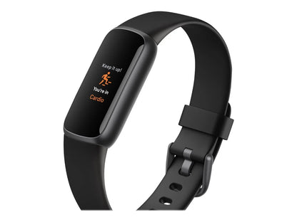 Fitbit Luxe Fitness & Wellness Tracker - Black/Graphite Stainless Steel