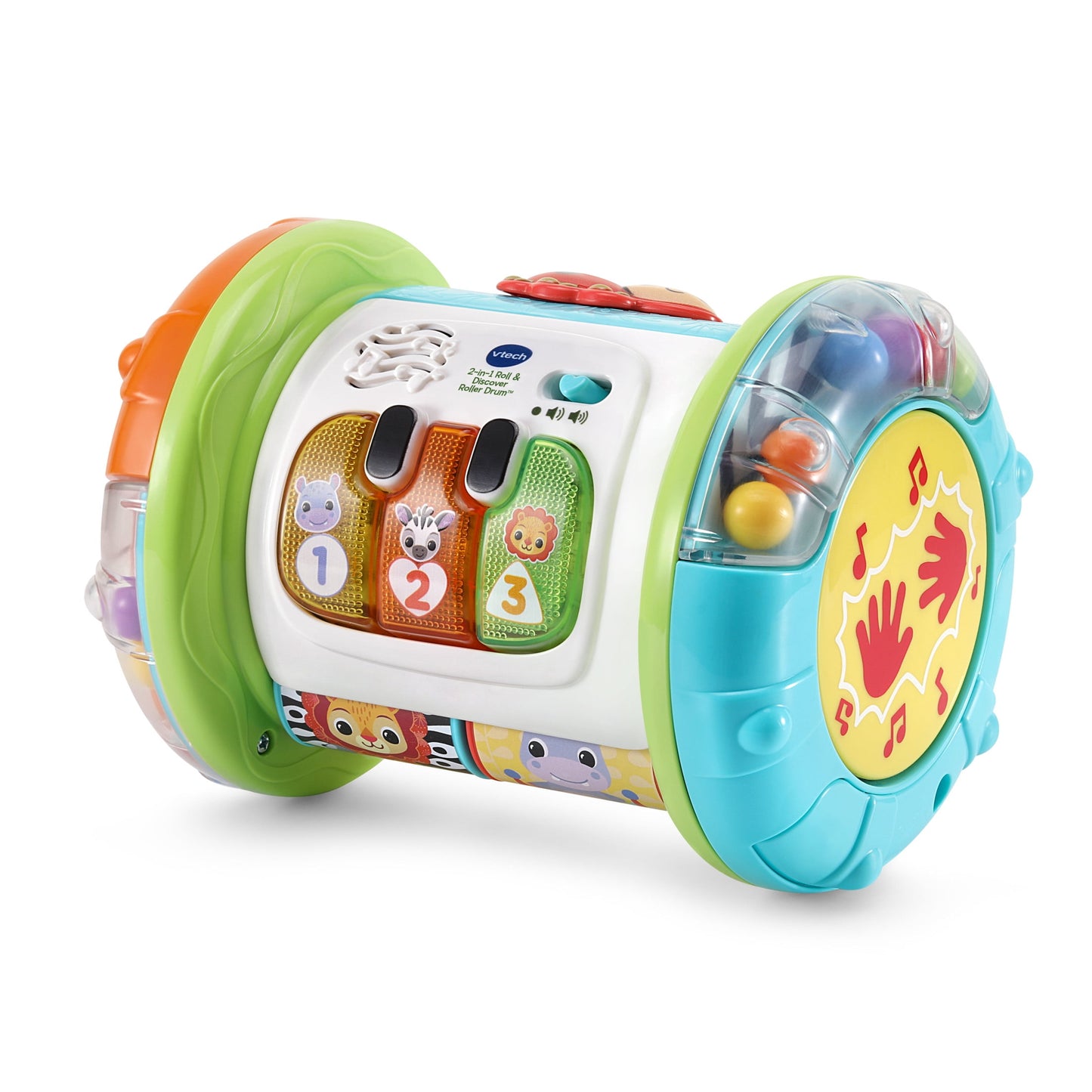 VTech Baby 2-in-1 Roll & Discover Roller Drum Baby and Toddler Toys