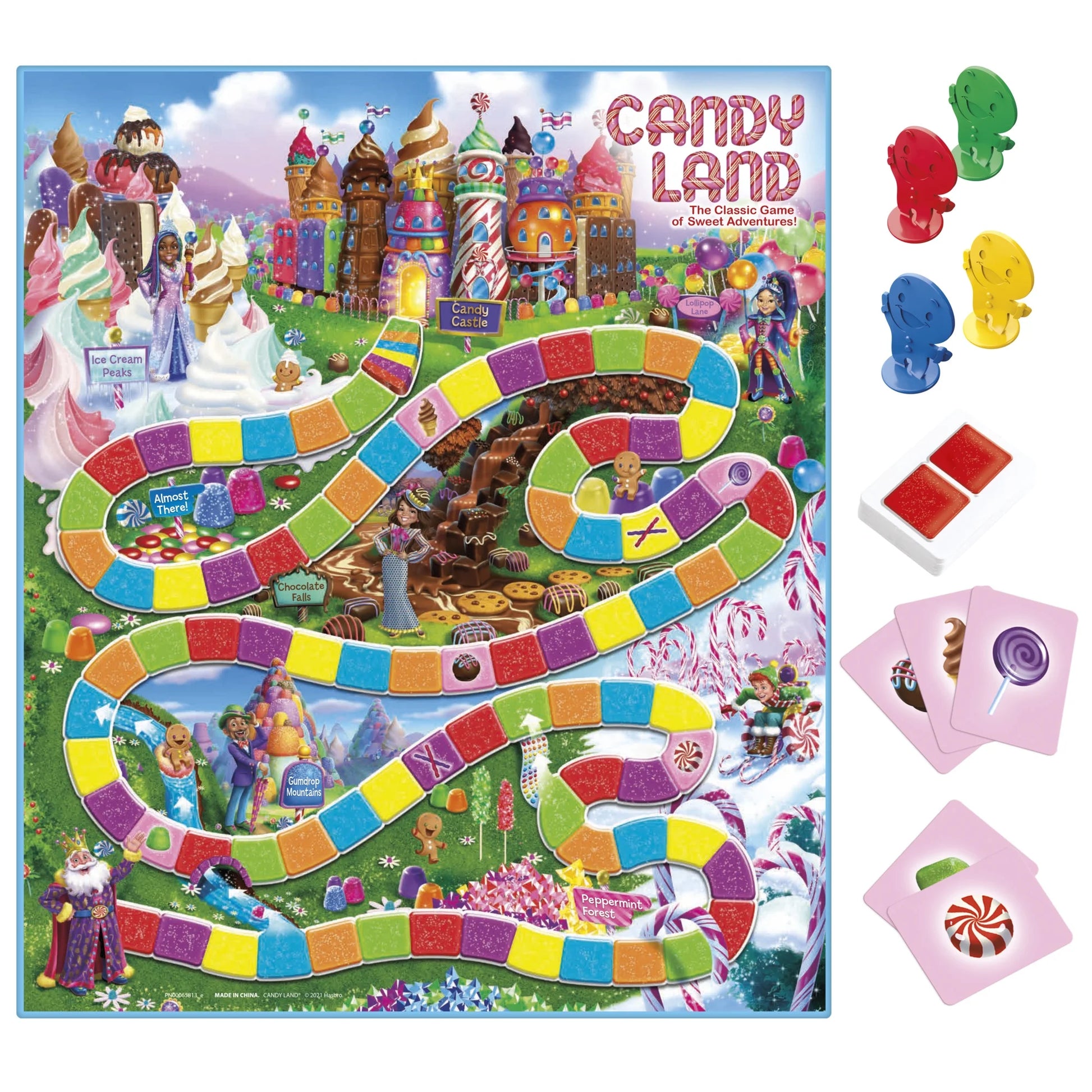 Candy Land Kids Board Game, Games for Preschoolers, 2-4 Players, Christmas Gifts for Kids, Ages 3+