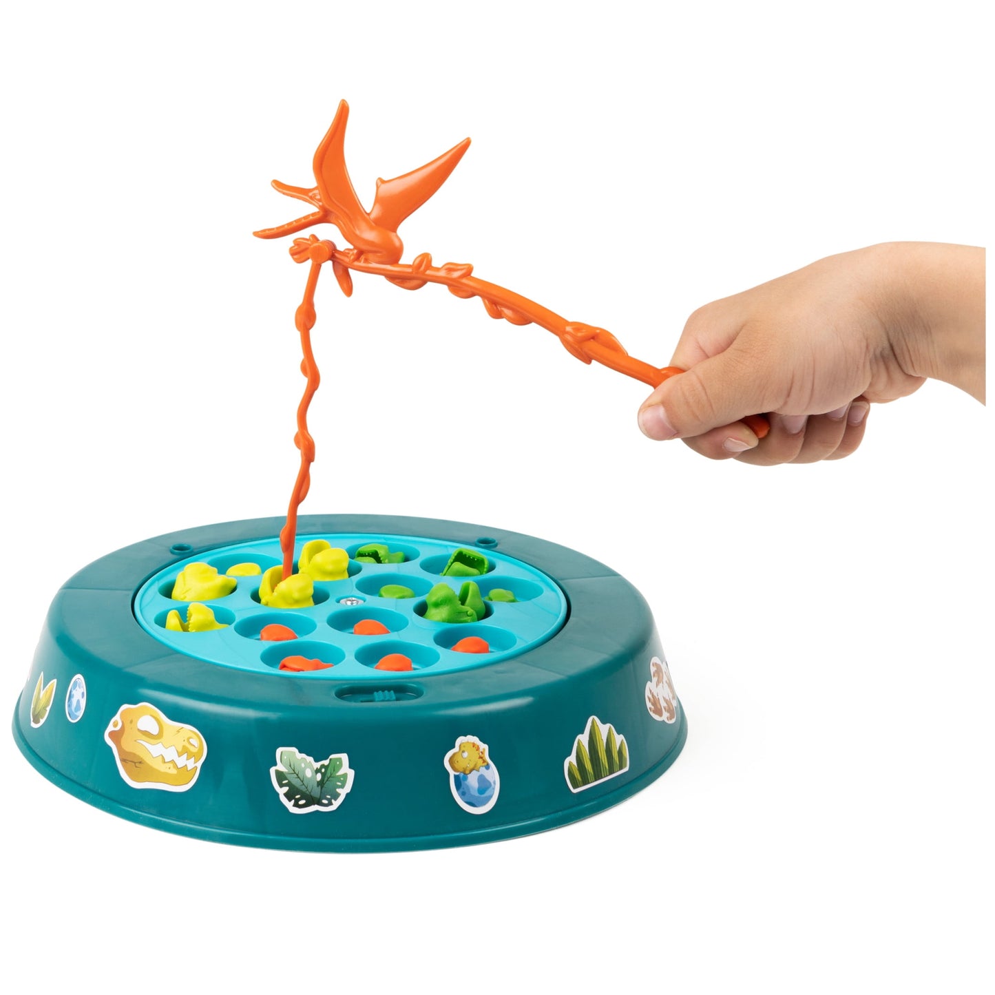 Spin Master Games, Dino Dive Fishing Board Game for Kids Ages 4 and up