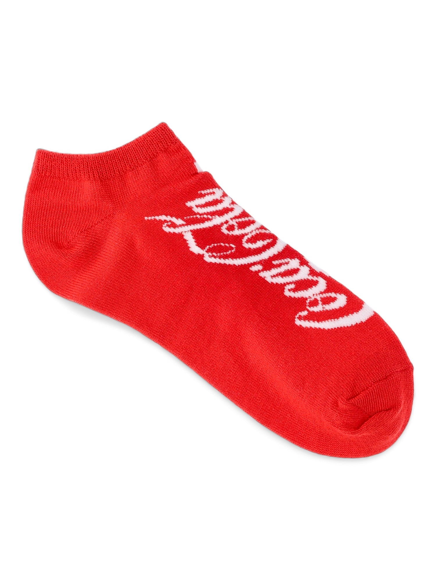 Coca-Cola Women's Holiday No-Show Socks, 3-Pack, Size 4-10