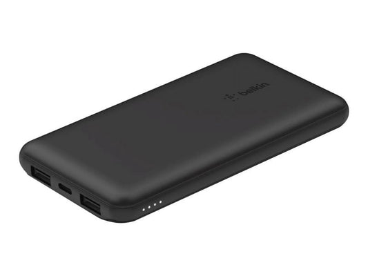 Belkin BoostCharge USB-C Portable Charger 10K Power Bank for iPhone 16, iPhone 15, Samsung Galaxy, iPad, Google Pixel & More - Black