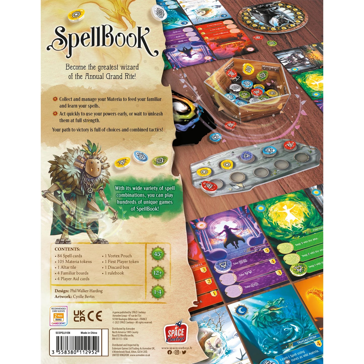 Spell Book Board Game for Ages 12 and up, from Asmodee