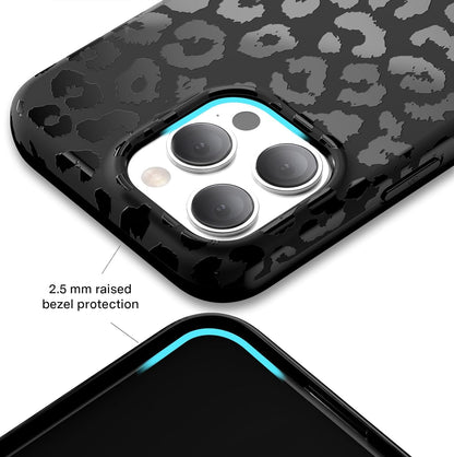 Velvet Caviar iPhone 15 Pro Max Case Leopard - MagSafe Compatible - Cute Protective Phone Cases for Women - Black Cheetah Print