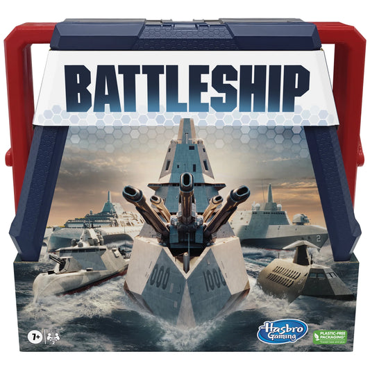 Battleship Classic Kids Board Game, Strategy Games for 2 Players, Christmas Gifts for Kids, Ages 7+