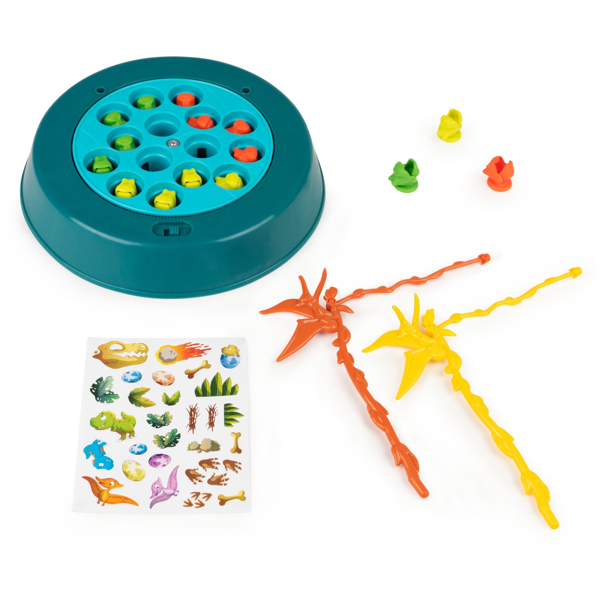 Spin Master Games, Dino Dive Fishing Board Game for Kids Ages 4 and up