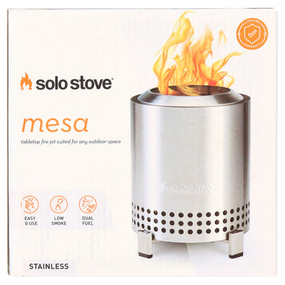 Solo Stove Mesa 5" Tabletop Firepit, Metal