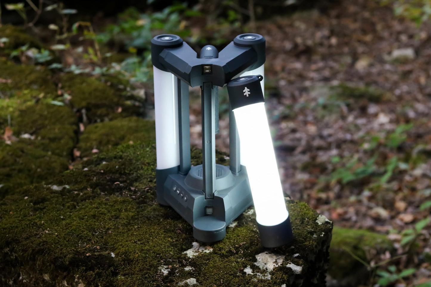 Swiss Tech 2000LM Rechargeable LED Lantern with Bluetooth Speaker and 5200 mAh Power Bank, IPX4 Weatherproof