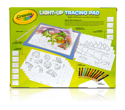 Crayola Light-Up Tracing Pad, Blue, Colored Pencils, Holiday Gift for Kids & Artists, Arts & Craft Supplies, Kids Toys