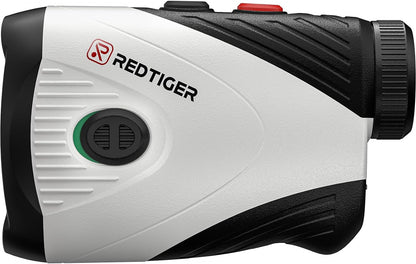 REDTIGER Golf Rangefinder with Slope, 1200 Yards Laser Range Finder Golfing, 7X Magnification, Flag Pole Locking Vibration, Rechargeable Range Finders with Magnet Stripe, GolfVue Series 1