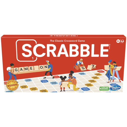 Scrabble Kids Board Game, 2-4 Players, Family Games, Christmas Gifts for Kids, Ages 8+