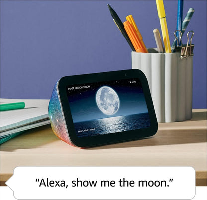 Amazon Echo Show 5 Kids (newest model), Designed for kids, with parental controls, Includes 1 year of Amazon Kids+, Galaxy