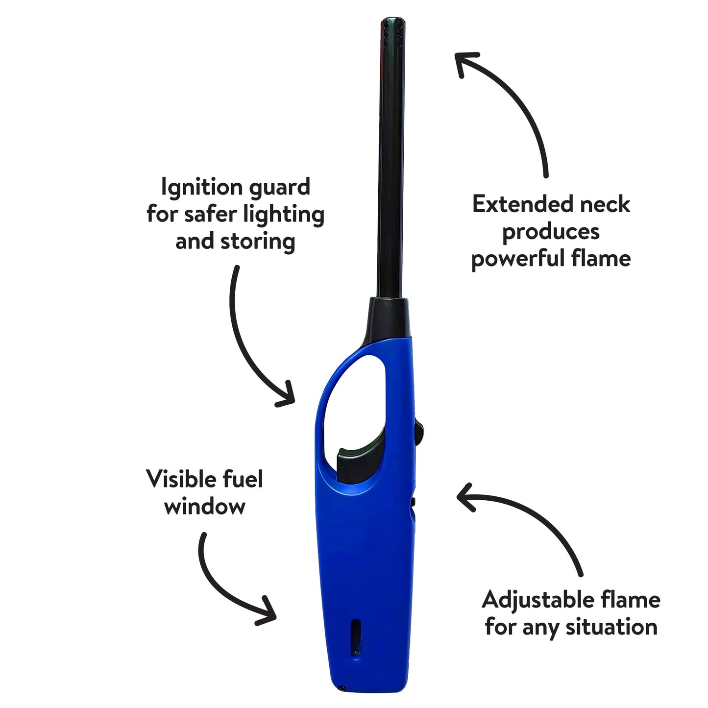 Ozark Trail Multipurpose BBQ Lighter, Blue, 1 Unit