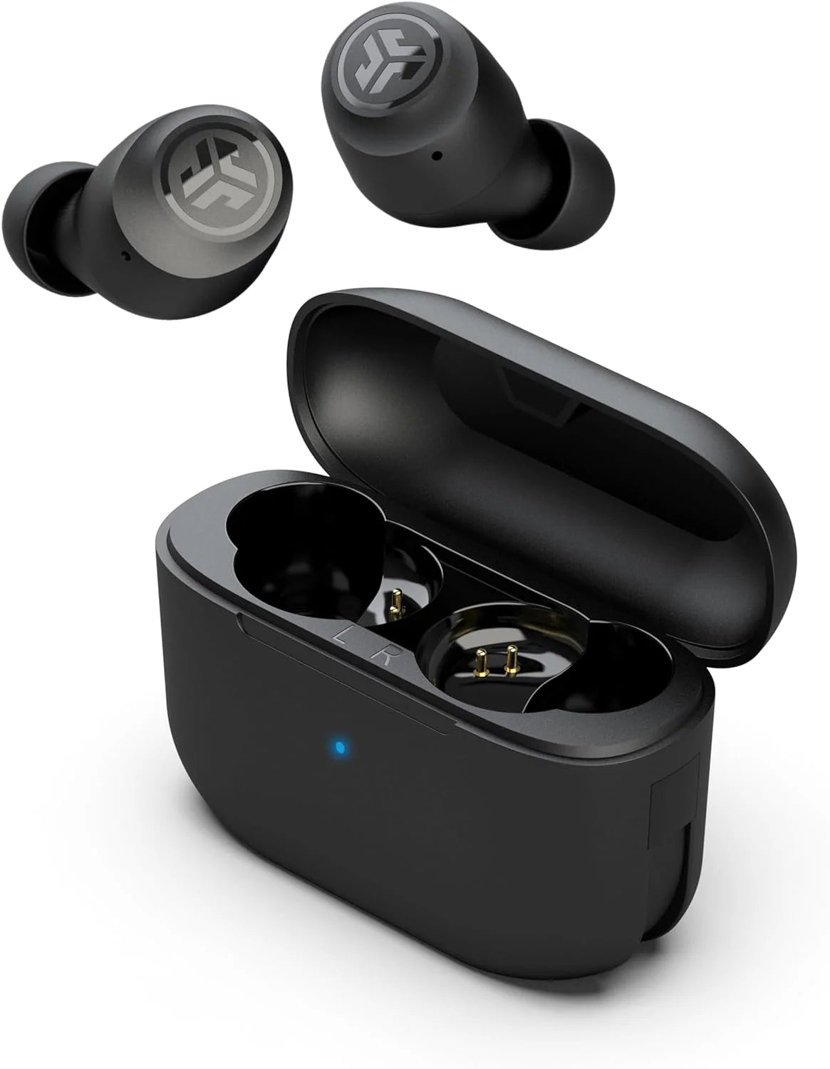 JLab Go Air Pop True Wireless Earbuds w/ Charging Case, Black