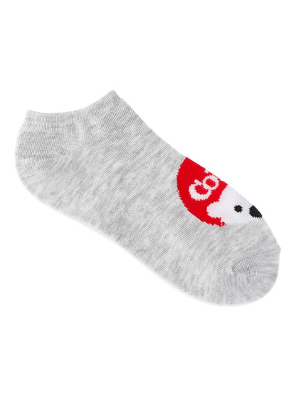 Coca-Cola Women's Holiday No-Show Socks, 3-Pack, Size 4-10