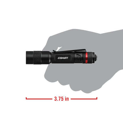 COAST PX22 100 Lumen Alkaline Power IP54 Rated LED Flashlight, 1.41 oz