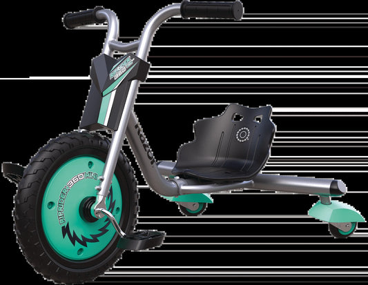 Razor RipRider 360 Mini - Teal, 360 Degrees Caster Tricycle, Easy Drifting, for Child Ages 3+