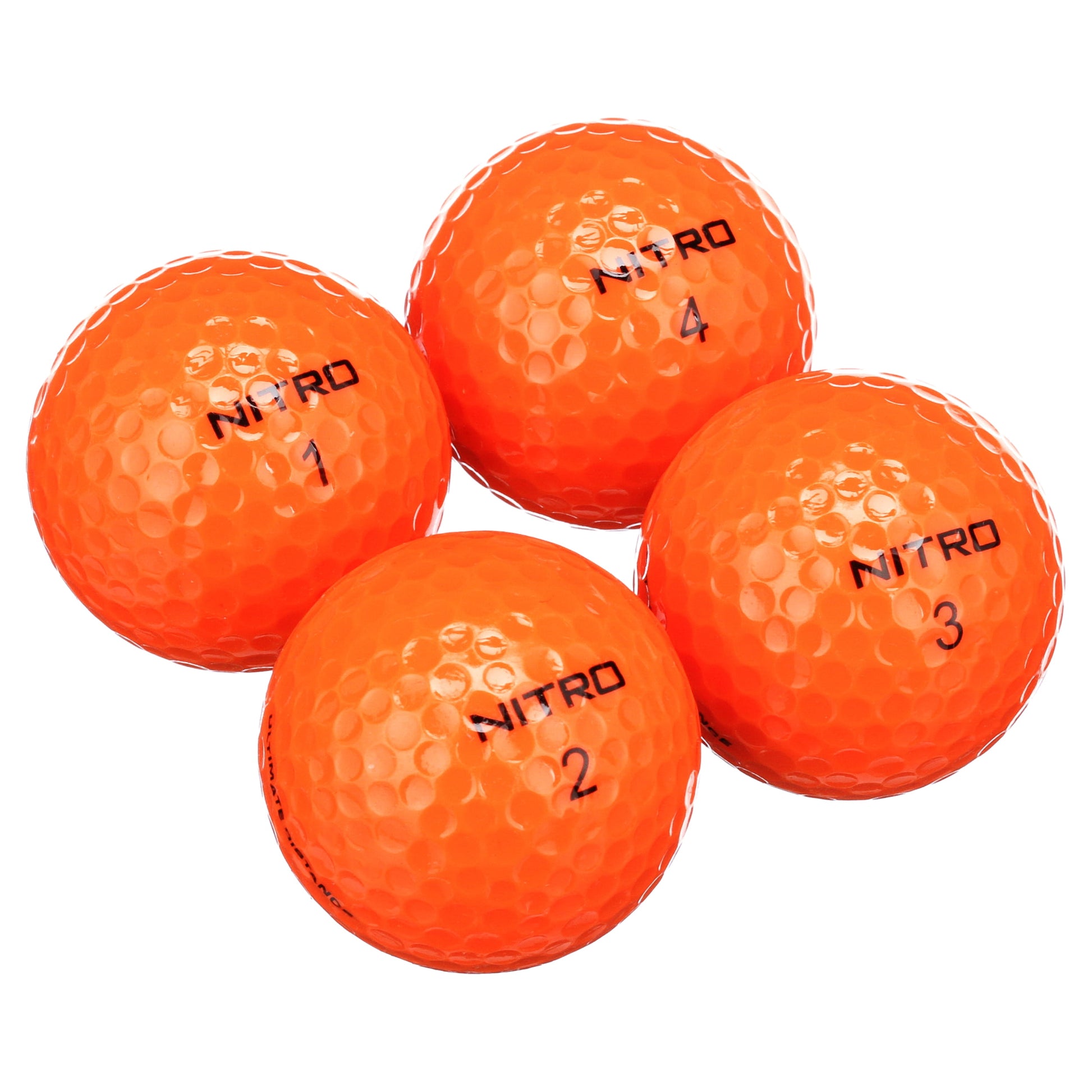 Nitro Golf Ultimate Distance Golf Balls, Orange, 12 Pack