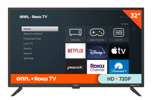 onn. 32” Class HD (720P) LED Roku Smart Television (100012589)